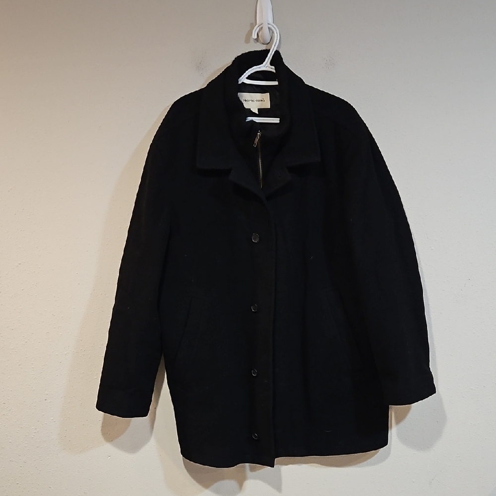 Pronto Uomo Wool Blend Coat